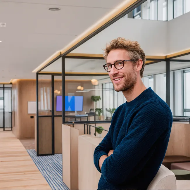 Man in de opleiding Integrale transferzorg van Habeo+