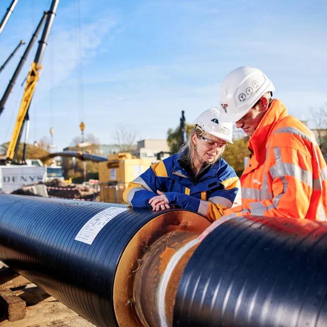 Overleg in de opleiding Masterclass Pipeline Technology - Ontwerp (MPT) bij Habeo+.