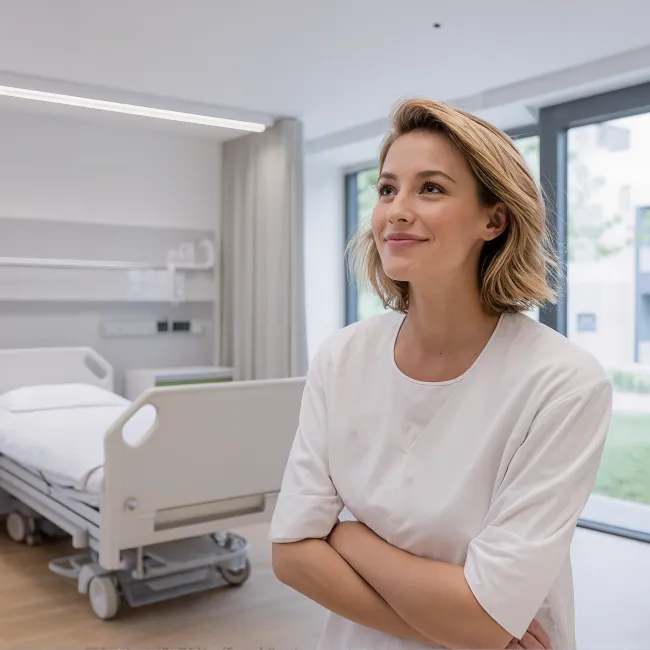 Vrouw in de opleiding Professionele identiteit